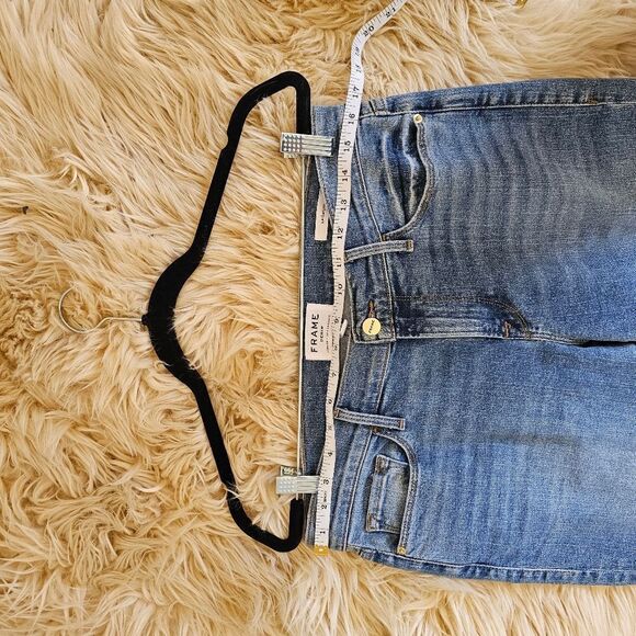 Frame Le Garcon Raw Edge Ankle Jeans Size 28 - Picture 7 of 7
